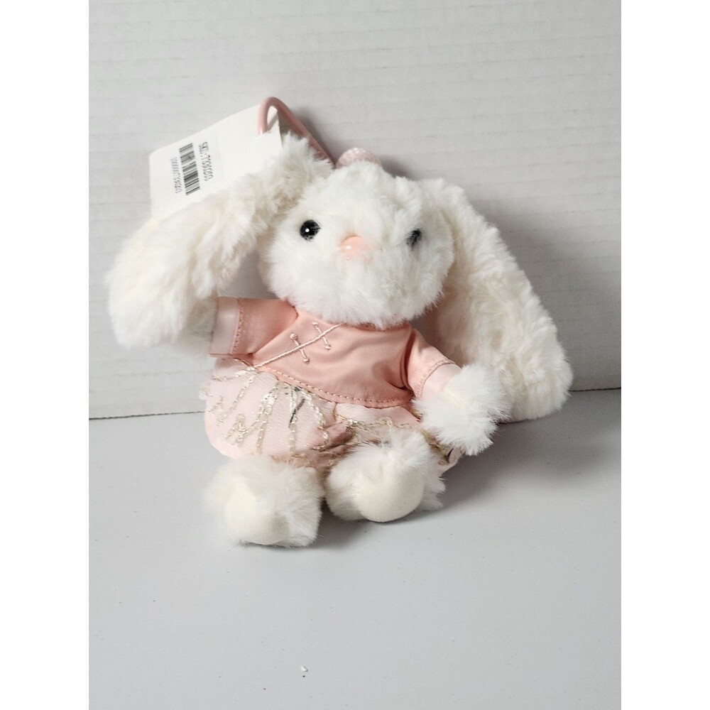 5" Rabbit Plush Keychain - Picture 2 of 3